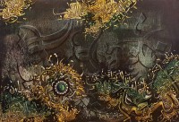 Mudassar Ali, Nade Ali, 20 x 30 Inch, Oil on Canvas, Calligraphy Painting, AC-MSA-042